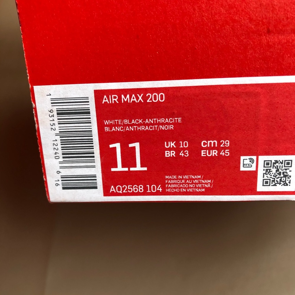 New Nike Air Max 200 Men’s sneakers size 10,11 - Picture 14 of 14